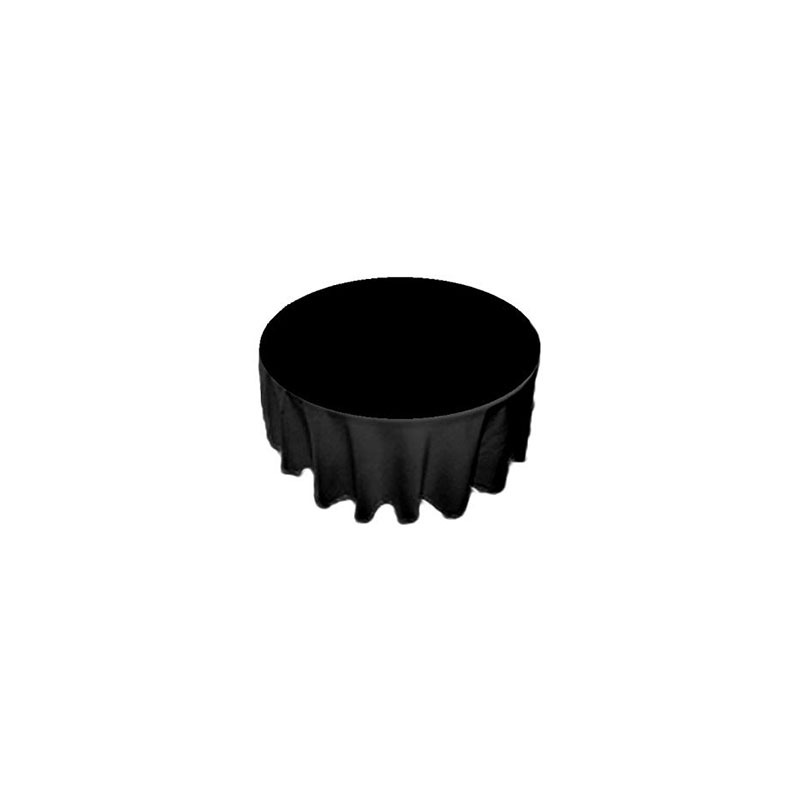 Location de nappe ronde noire 274 a Toulouse 31