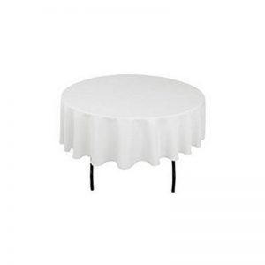 nappe ronde blanche