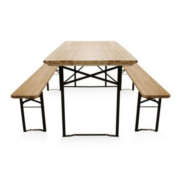 ensemble table et banc brasserie