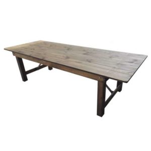 table en bois massif