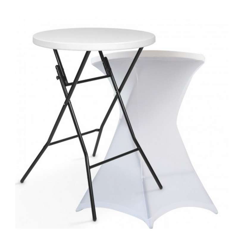 Location Table haute ronde pliable mange debout