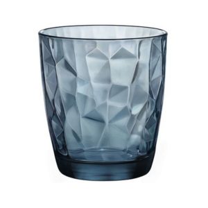 Verre à eau Diamond Bleu