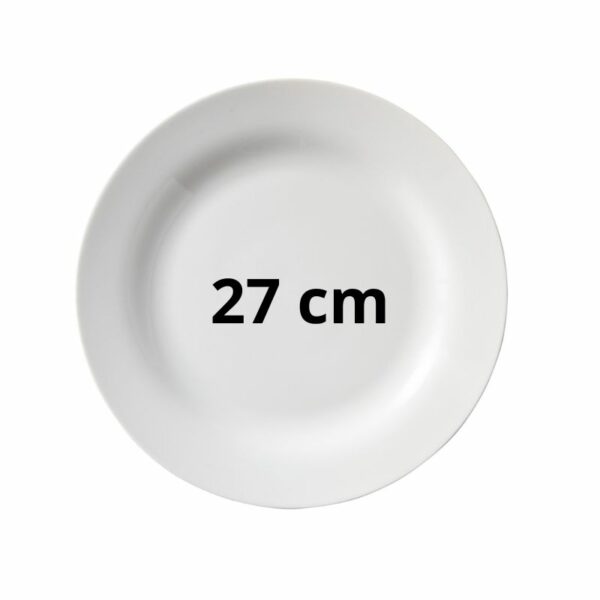 assiettes basic 27 cm